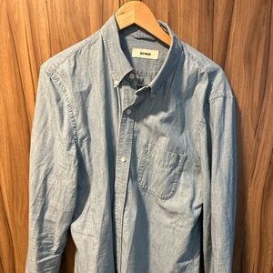 Buck Mason Denim Button down Shirt XL